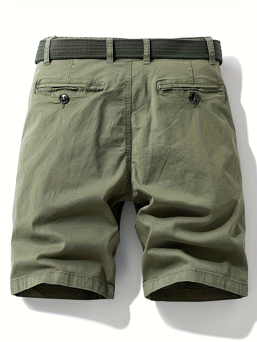 Herren-Bermudashorts mit Gürtel für Freizeit &amp; Urlaub