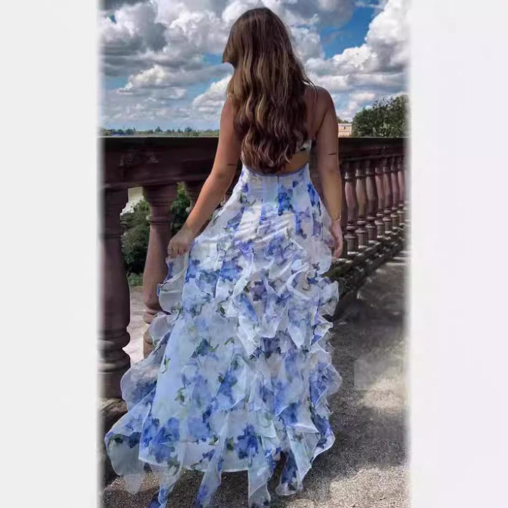 Charlotte – Kleid mit 3D-Effekt und langem Rock