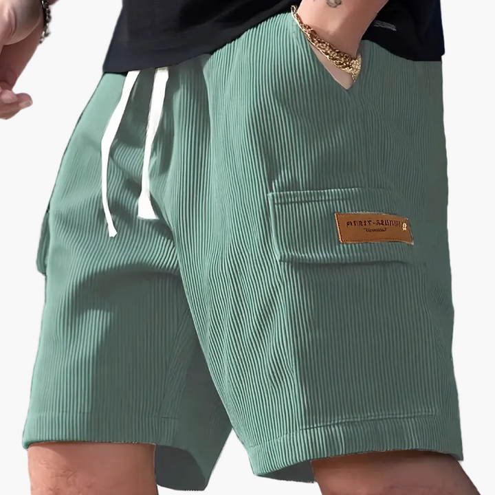 Herren-Shorts mit Kordelzug und normaler Passform für den täglichen Gebrauch