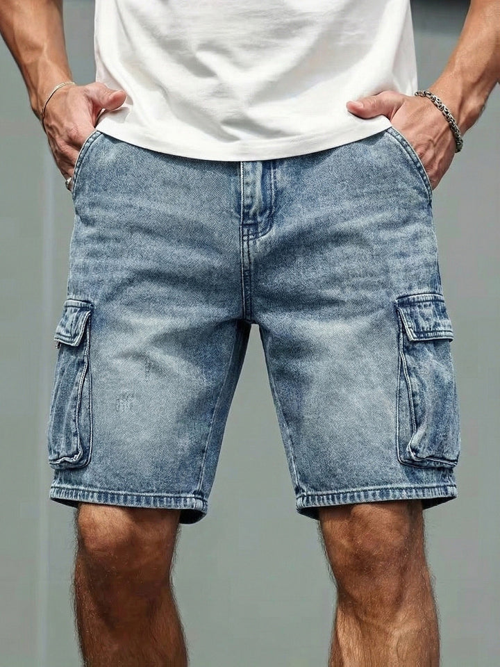 Lässige Herren-Bermudashorts mit normaler Passform für den täglichen Gebrauch