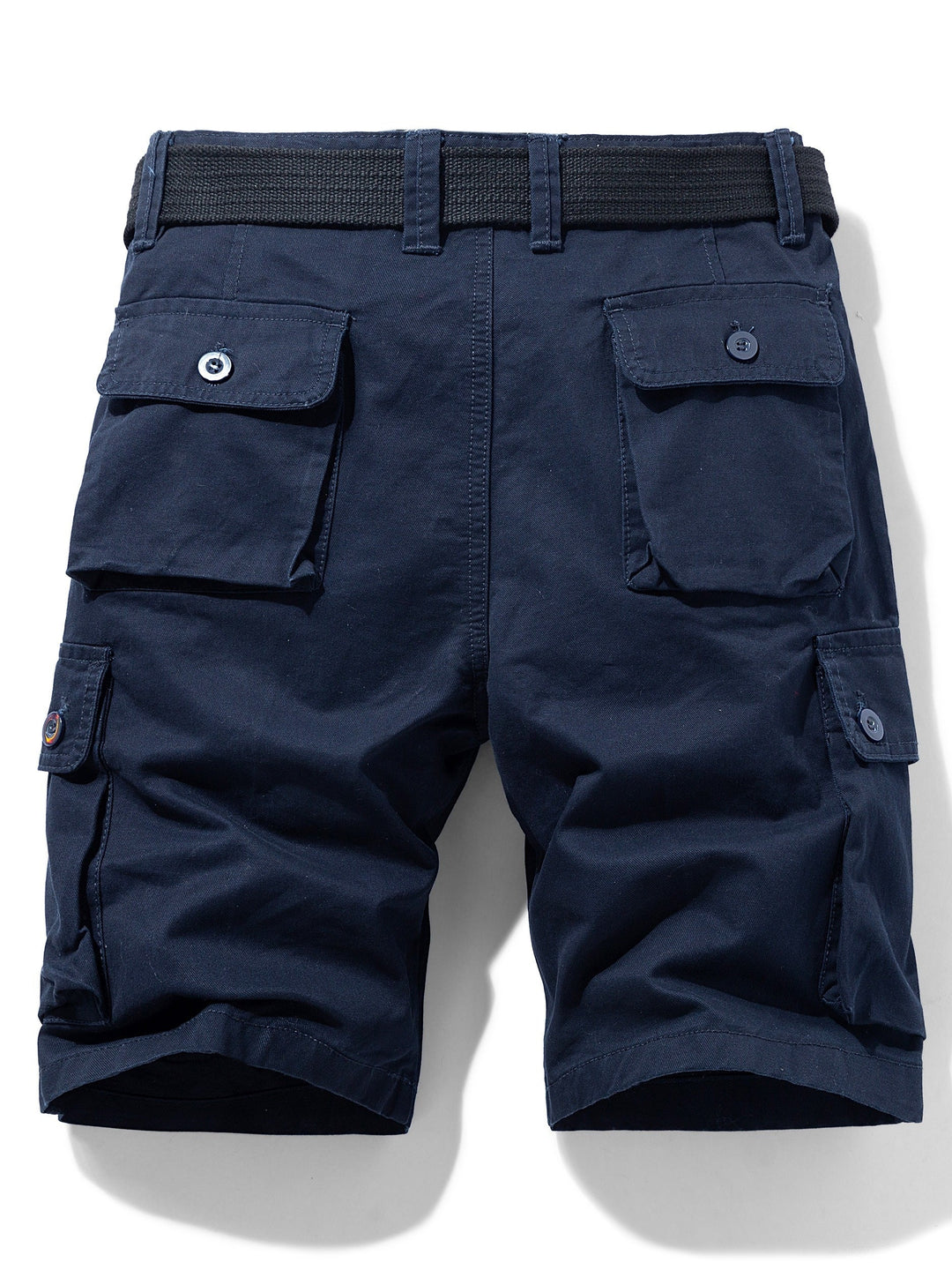 Lässige Cargo-Shorts für Herren mit Gürtel und Taschen