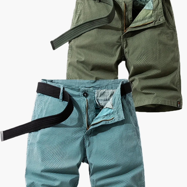 Herren-Bermudashorts mit Gürtel für Sommer- und Outdoor-Aktivitäten