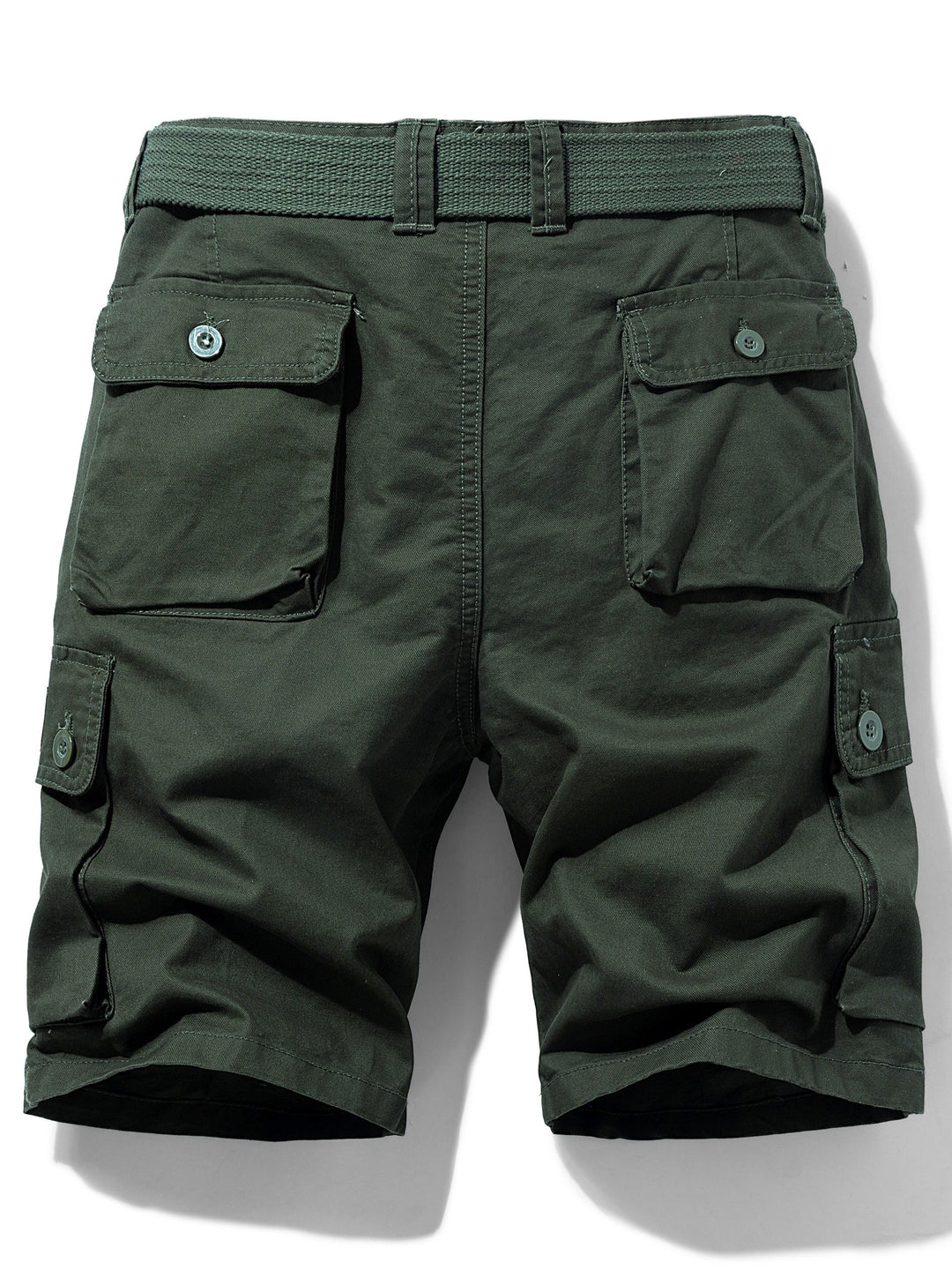 Lässige Cargo-Shorts für Herren mit Gürtel und Taschen