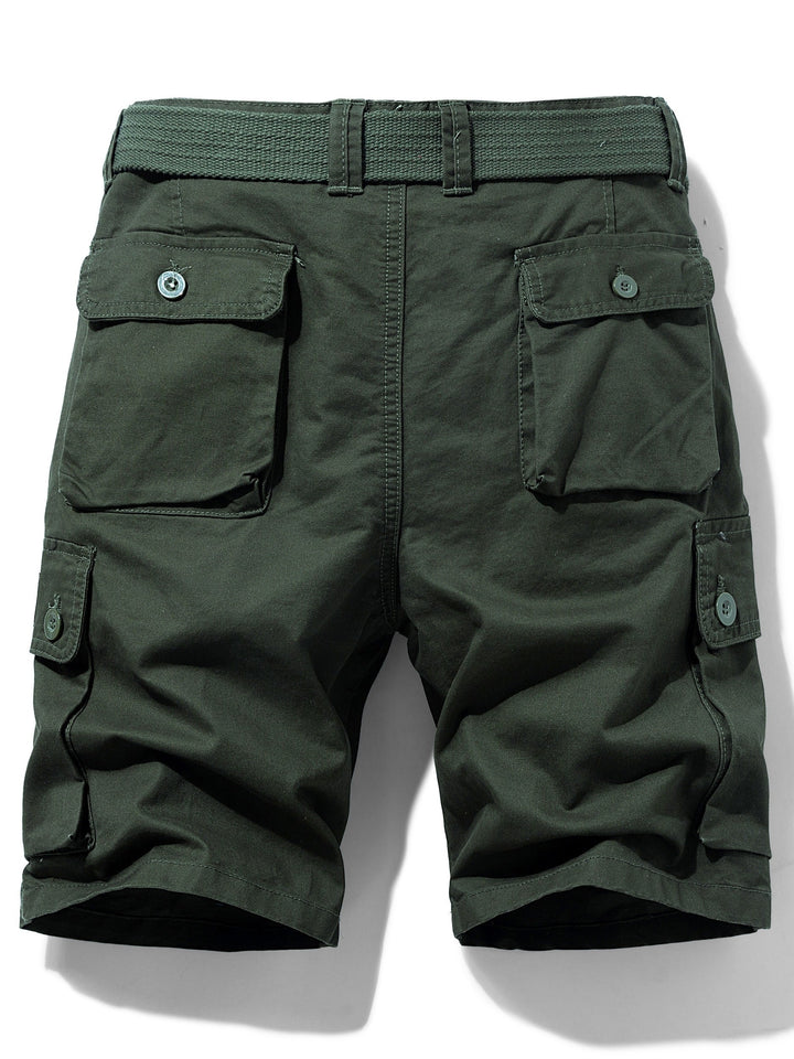 Lässige Cargo-Shorts für Herren mit Gürtel und Taschen