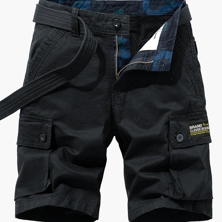 Lässige Cargo-Shorts für Herren mit Gürtel und Taschen