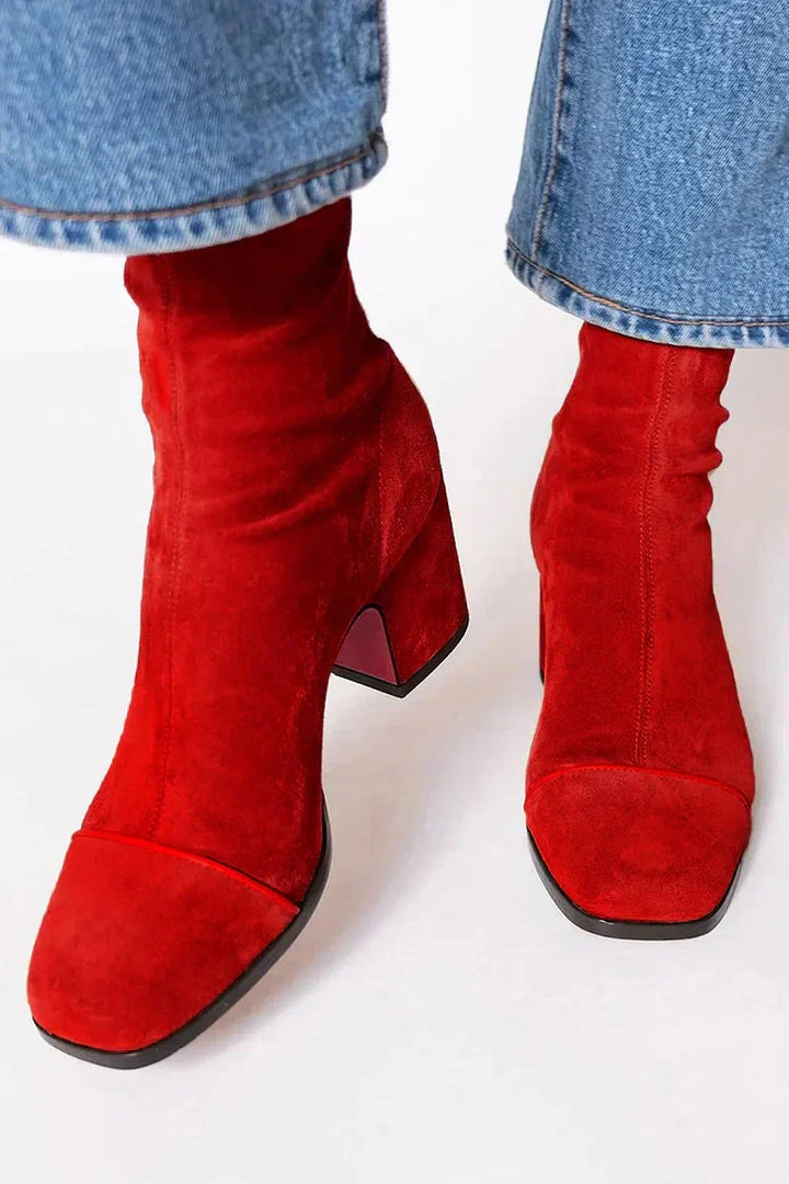 Eva - Damen Elegante Stiefel mit Absatz