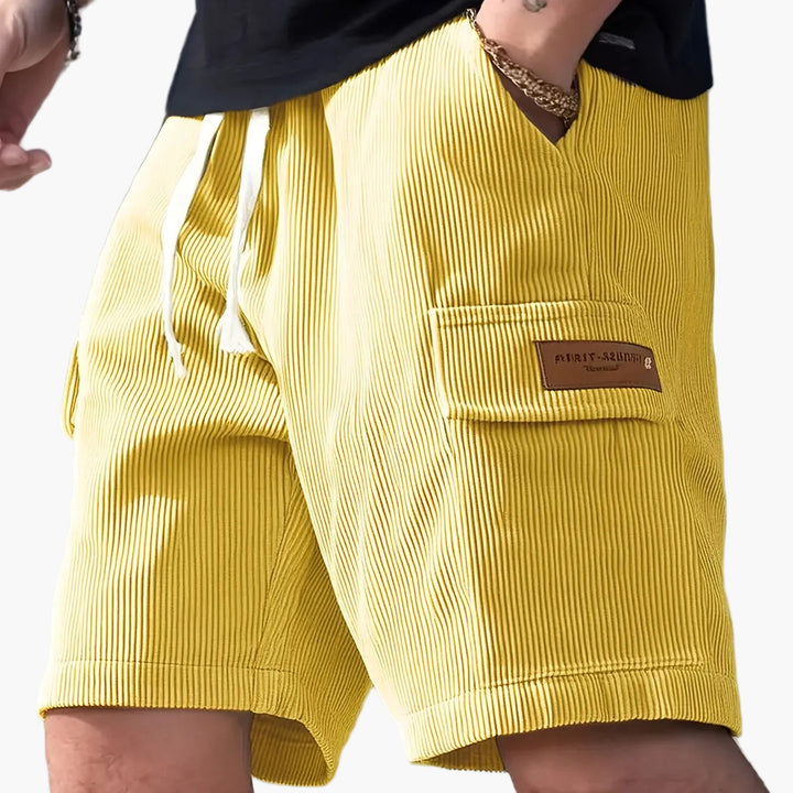 Herren-Shorts mit Kordelzug und normaler Passform für den täglichen Gebrauch
