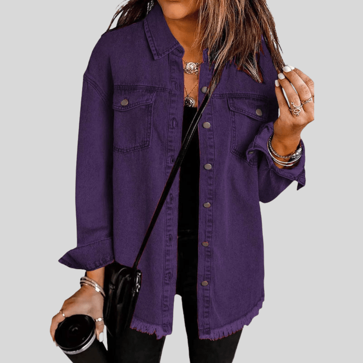 Gewaschene Shirtjacke