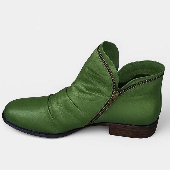 Karin - Damen Bequeme Orthopädische Stiefel mit Fußbett