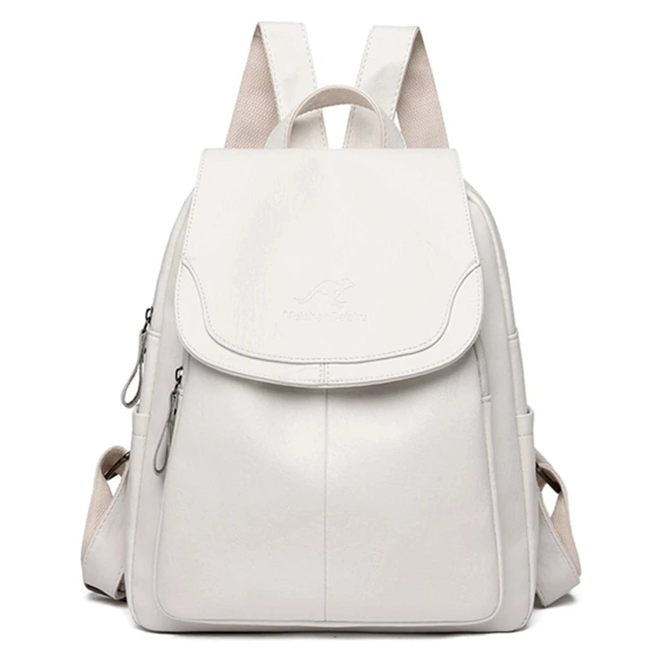 Kristlaug | Eleganter und leichter Rucksack in zartem Weißton