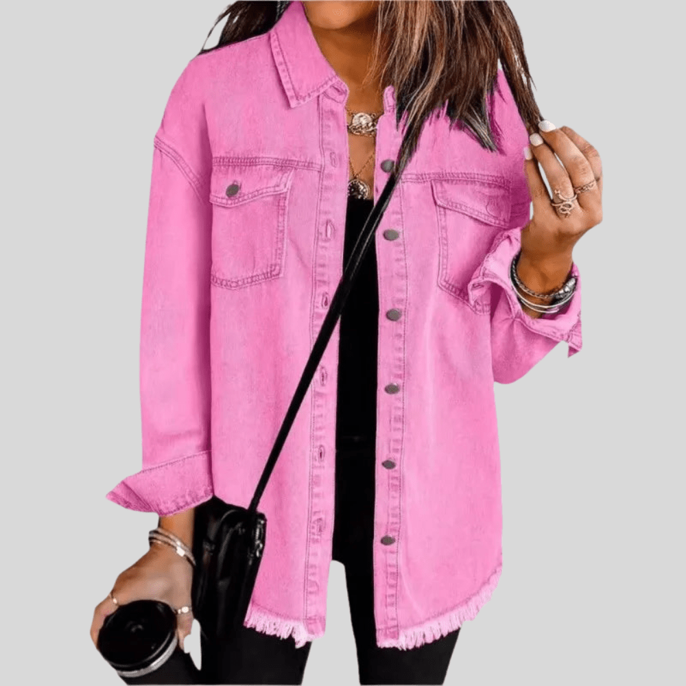 Gewaschene Shirtjacke