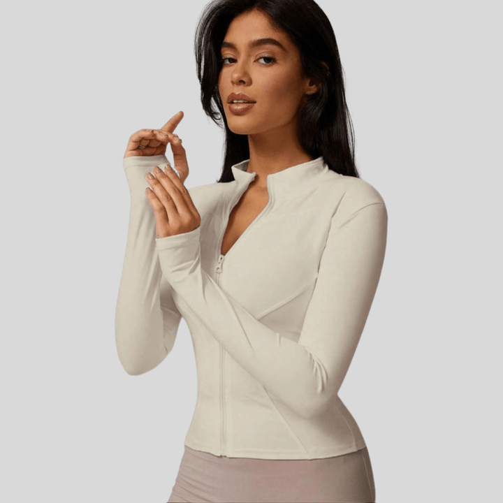 Slim Atmungsaktive Full Zip Jacke