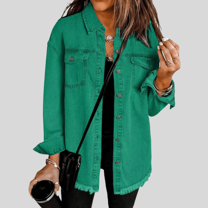 Gewaschene Shirtjacke