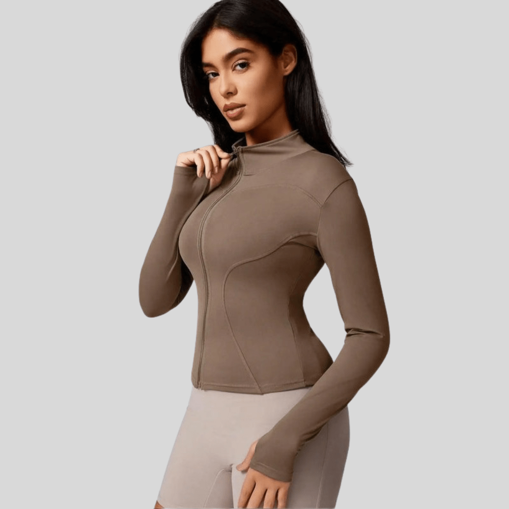Slim Atmungsaktive Full Zip Jacke