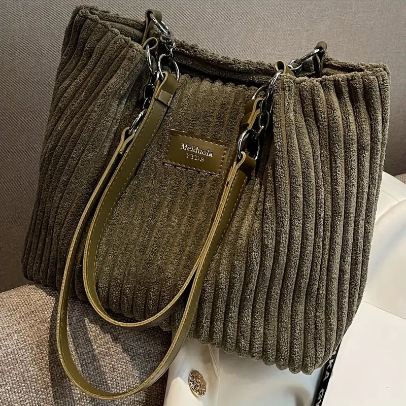 Julia | Baumwoll-Kord Tote Bag