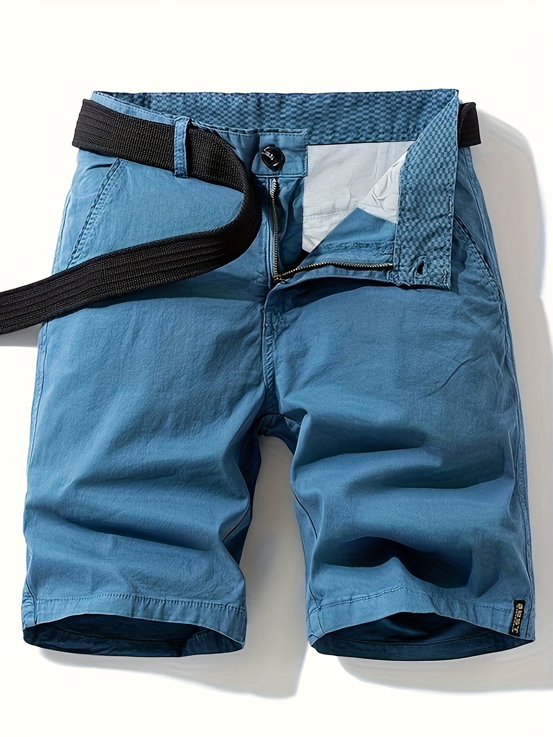 Herren-Bermudashorts mit Gürtel für Freizeit &amp; Urlaub