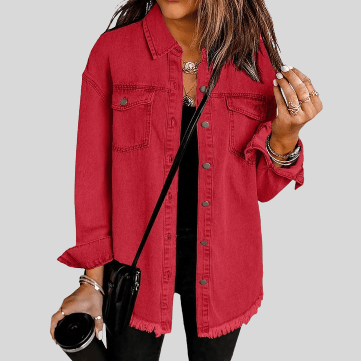 Gewaschene Shirtjacke