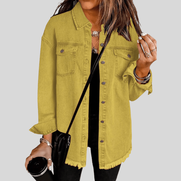Gewaschene Shirtjacke