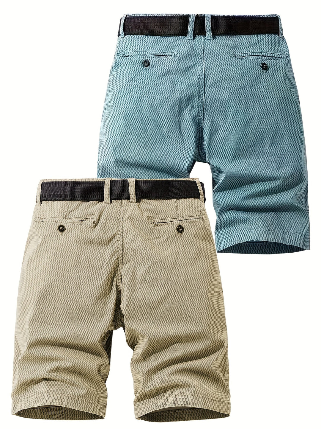 Herren-Bermudashorts mit Gürtel für Sommer- und Outdoor-Aktivitäten