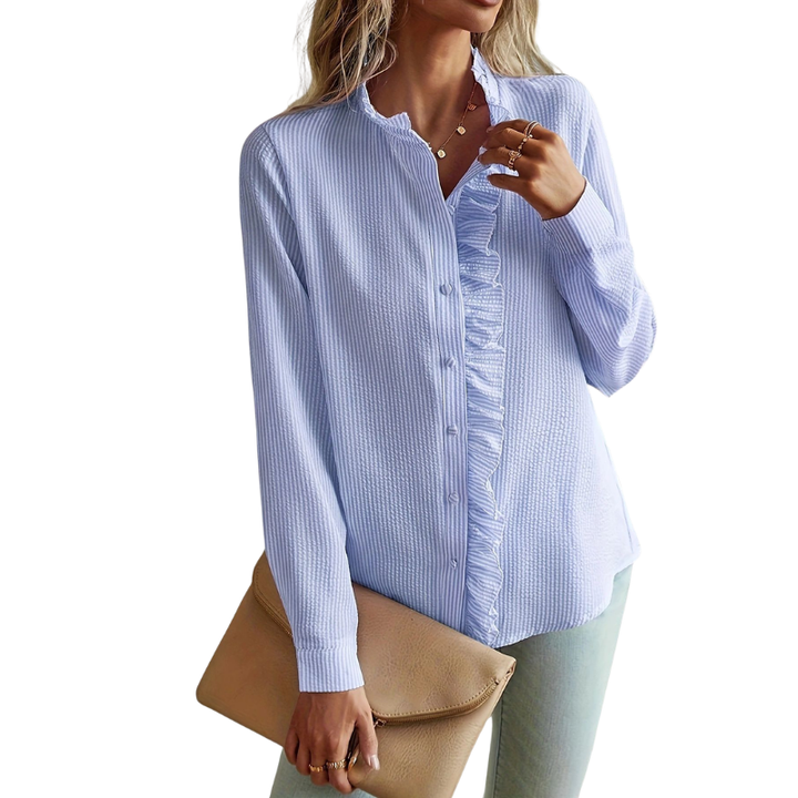 CRIZA – Mühelose Knopfleiste Bluse