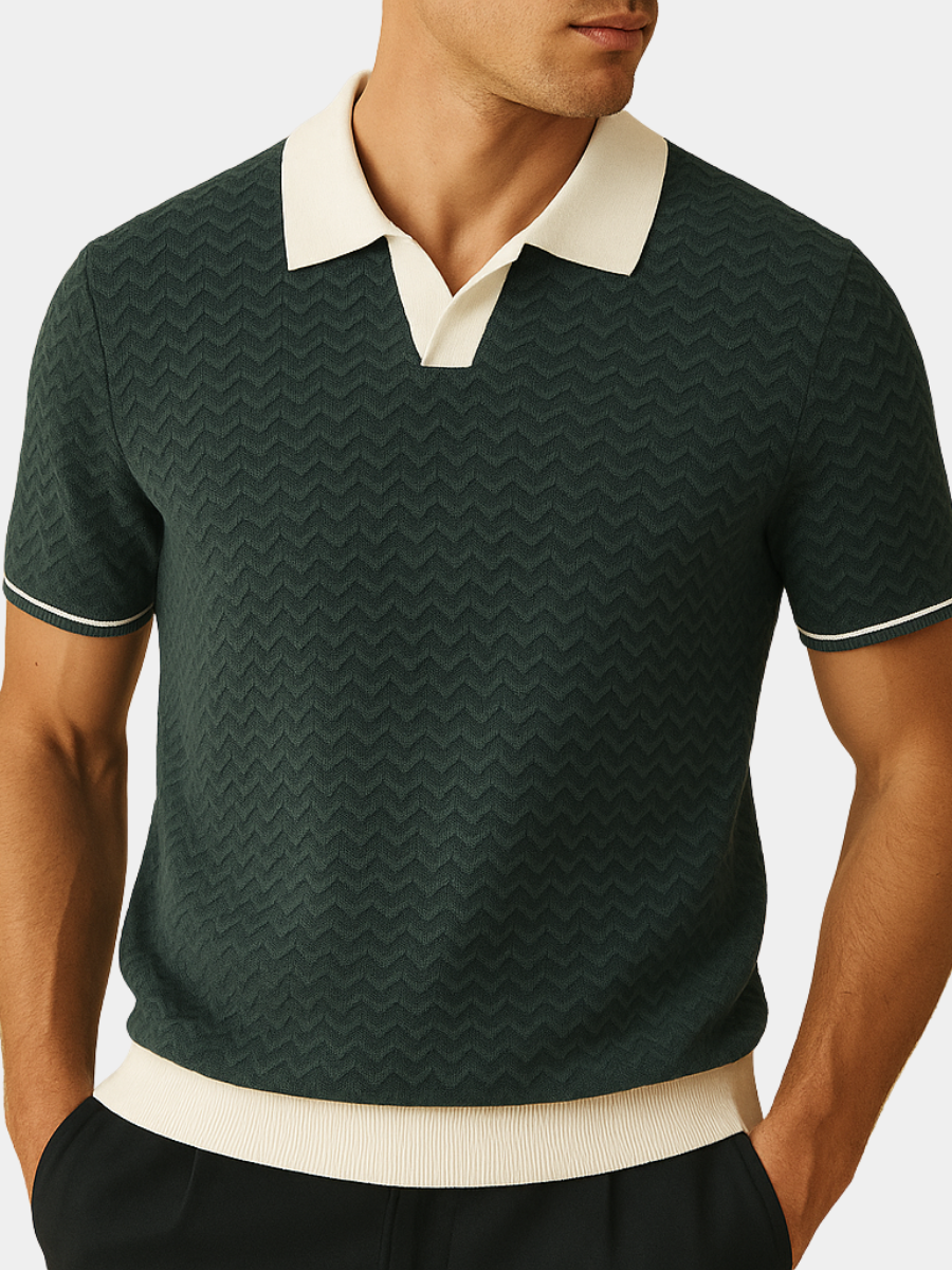 LUCA | POLOSHIRT AUS RICCIOTUCH