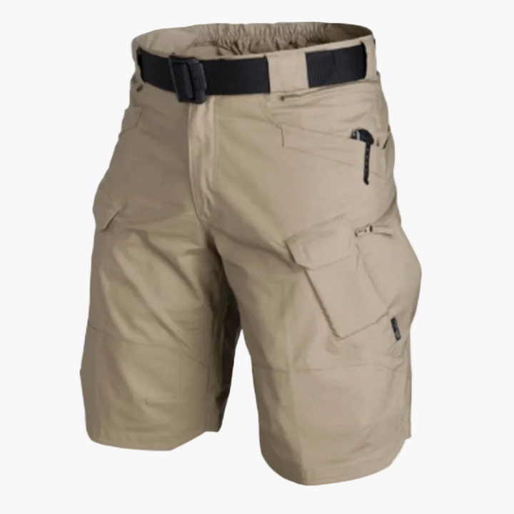 Outdoor-Shorts für Herren mit Multifunktionstaschen und Gürtel