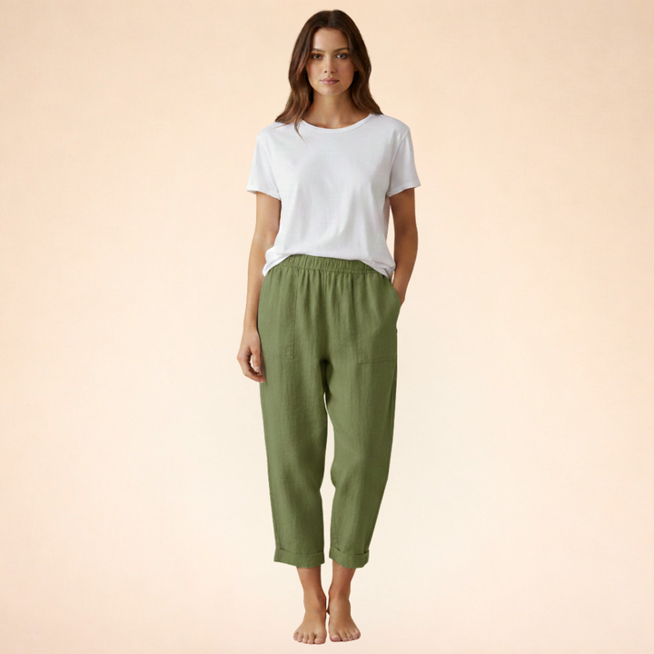 Aurelie | Ultra-weiche Hose mit Seitentaschen