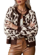 MARIZA – Eleganter Cardigan mit Leopardenmuster