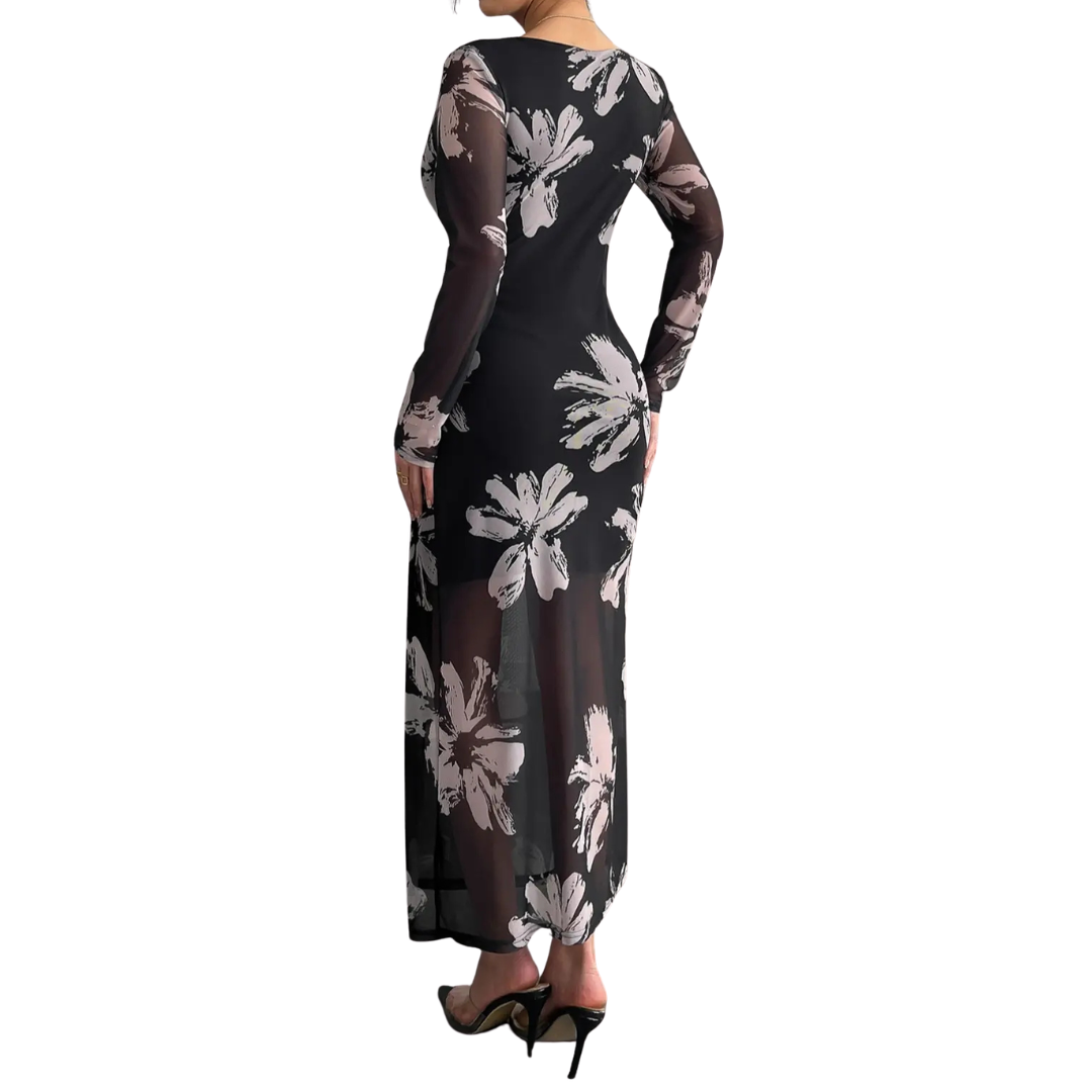 MEADOW – Elegantes Blumenkleid Maxi
