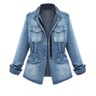 Strukturierte Jacke mit Taillierung
