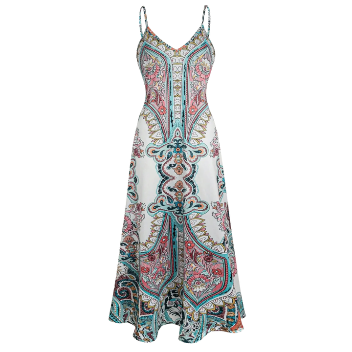 TRISH – Elegantes ärmelloses Kleid mit floralem Druck