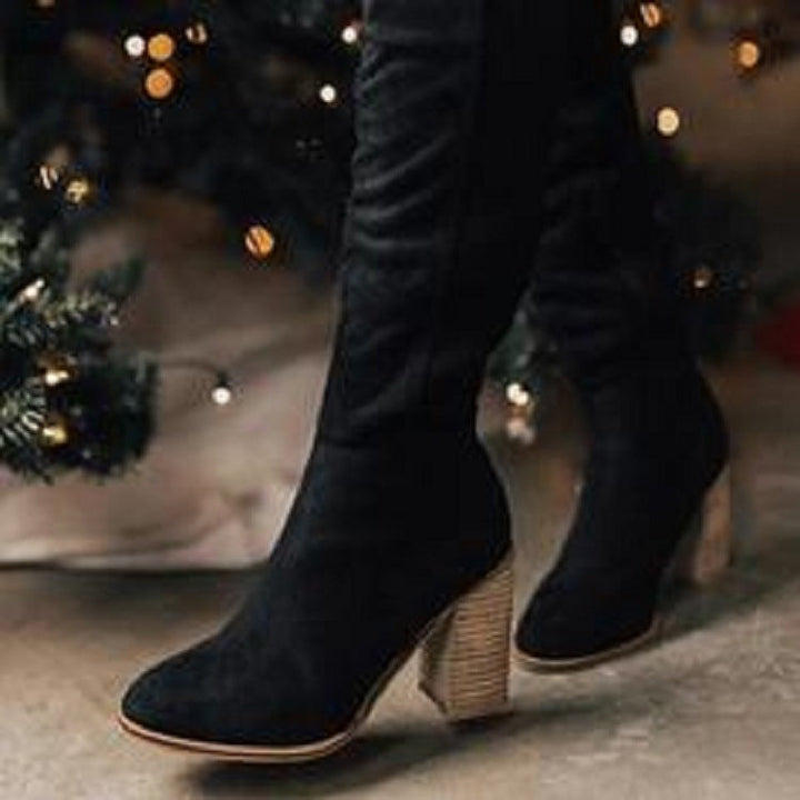 Damen hohe Stiefel mit eleganter, zeitloser Ausstrahlung