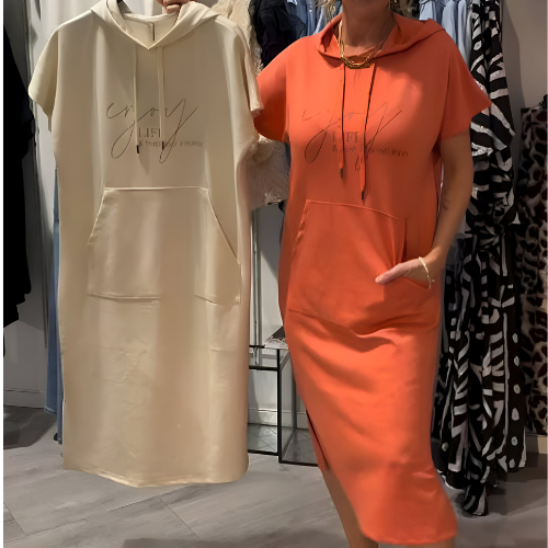 LORAVINE - Kapuzen Freizeitkleid