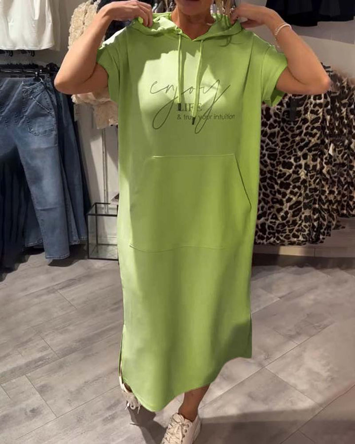 LORAVINE - Kapuzen Freizeitkleid