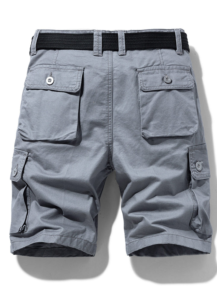 Lässige Cargo-Shorts für Herren mit Gürtel und Taschen