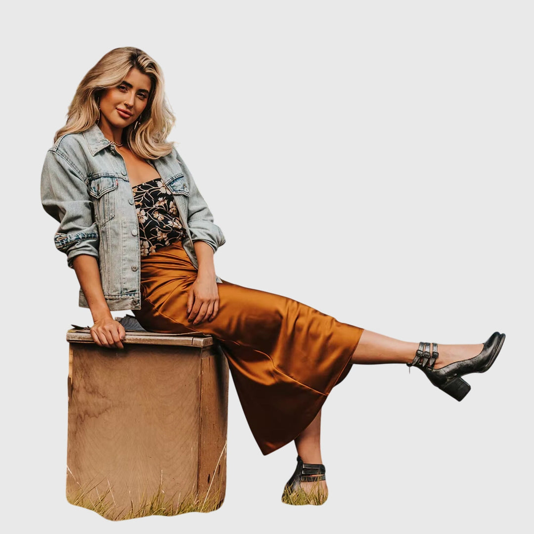 Nina - Damen Elegante Pumps mit Blockabsatz und Komfortpolsterung