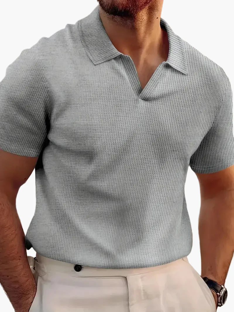 Kurzarm-Polo in lässigem Stil für Herren – Eleganz und täglicher Komfort