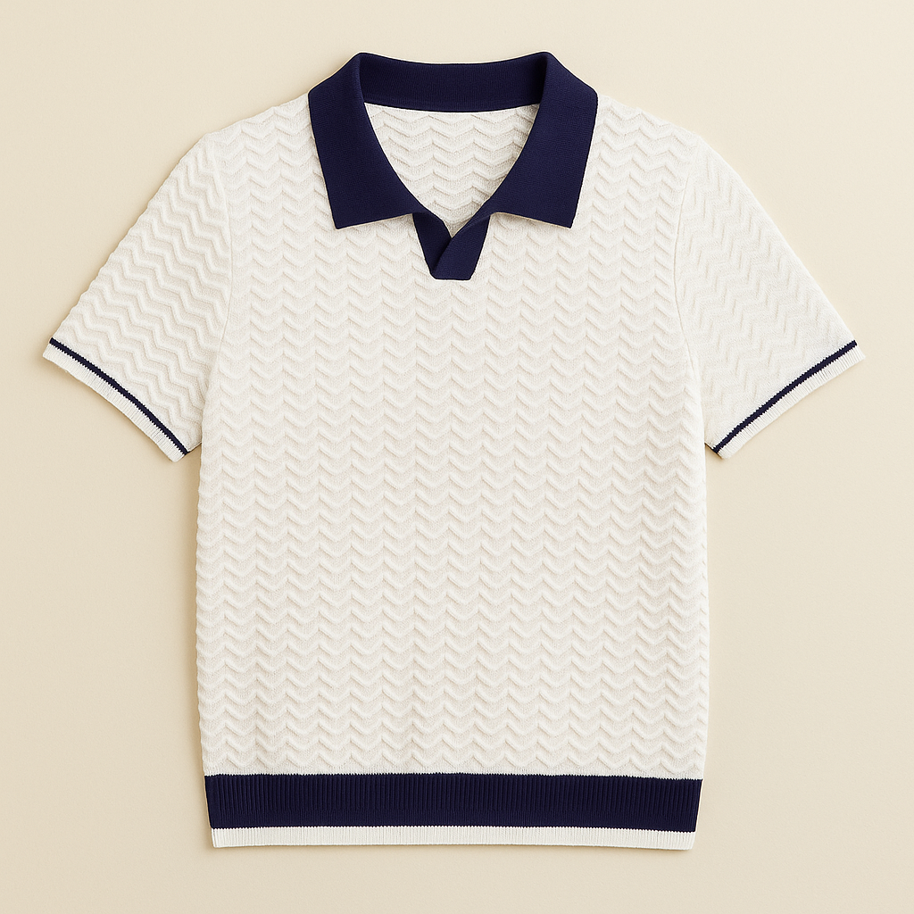 LUCA | POLOSHIRT AUS RICCIOTUCH