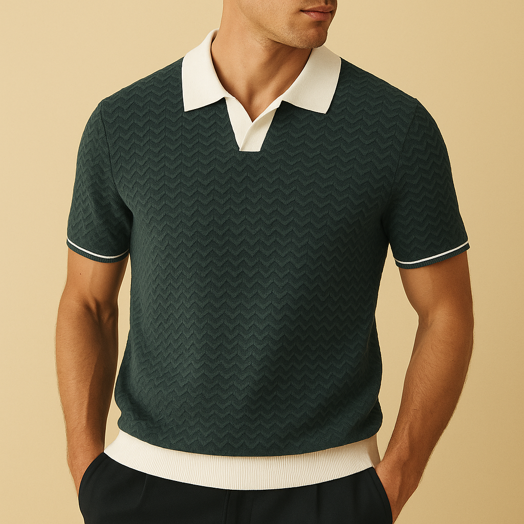 LUCA | POLOSHIRT AUS RICCIOTUCH