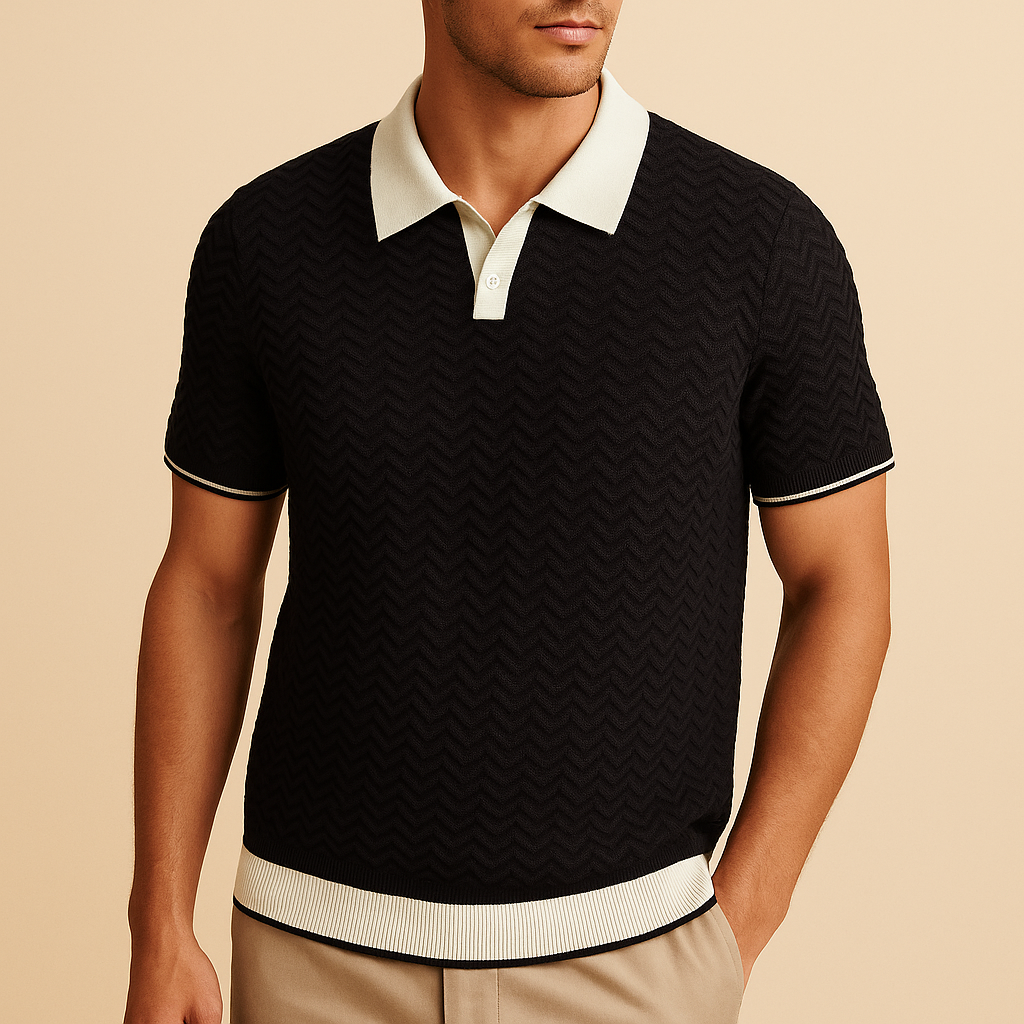 LUCA | POLOSHIRT AUS RICCIOTUCH