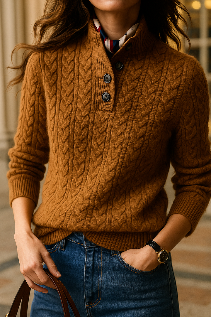 Arden Knopf-Down Pullover