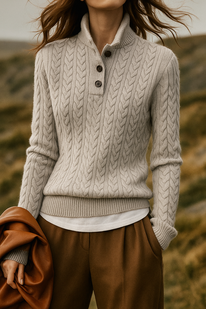 Arden Knopf-Down Pullover