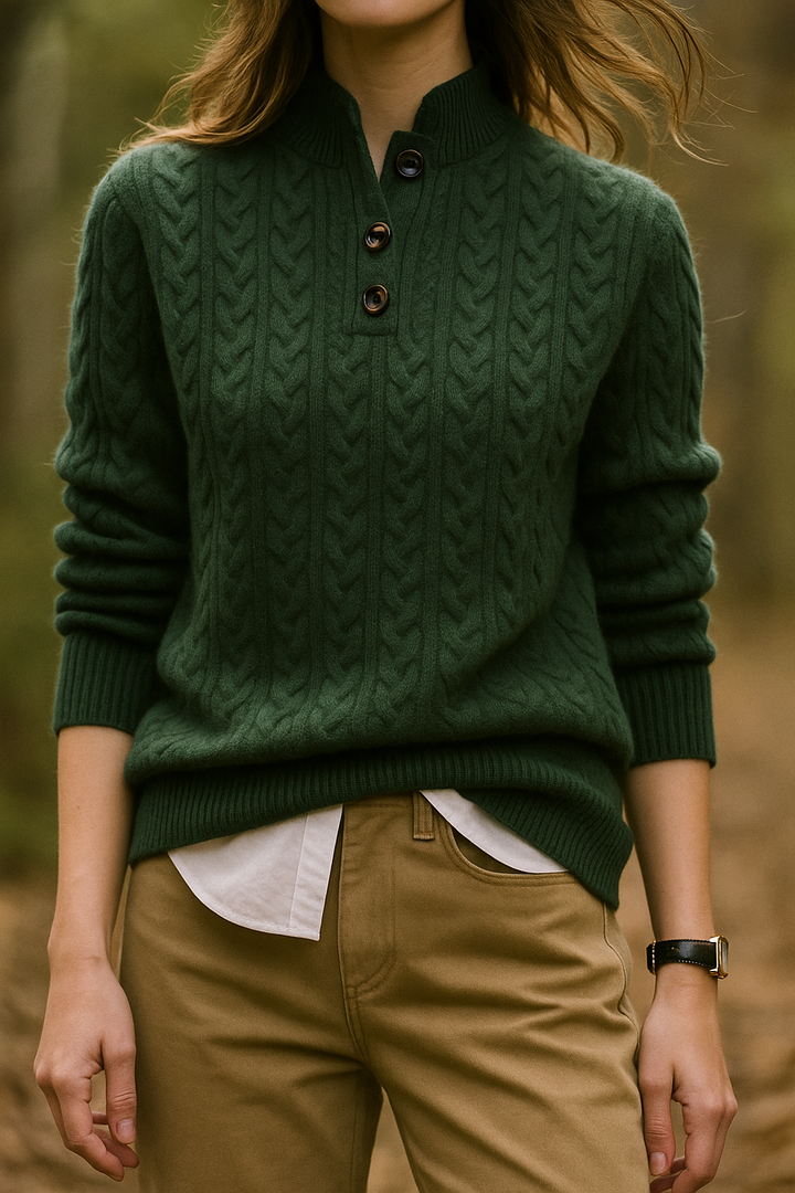 Arden Knopf-Down Pullover