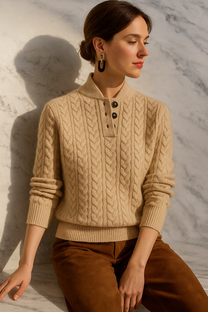 Arden Knopf-Down Pullover