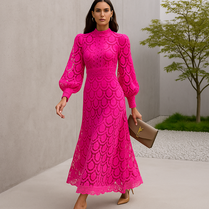 Alisha - Damen Spitzenabendkleid mit elegantem Design