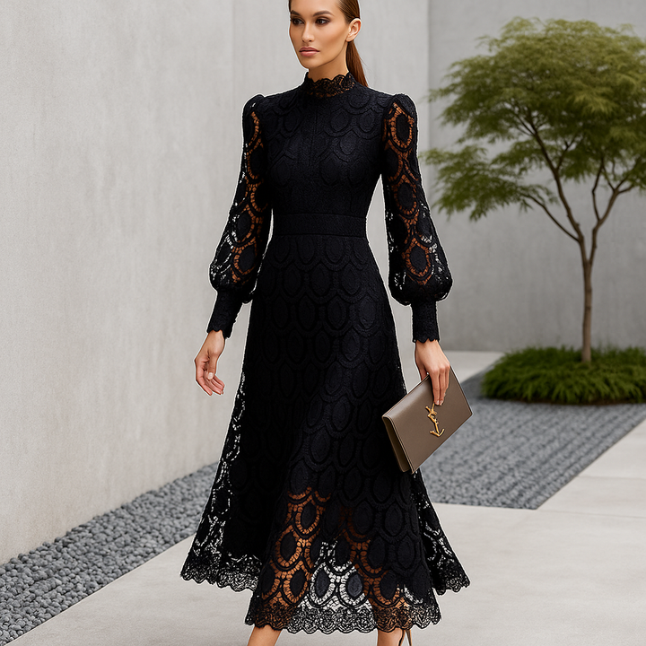 Alisha - Damen Spitzenabendkleid mit elegantem Design