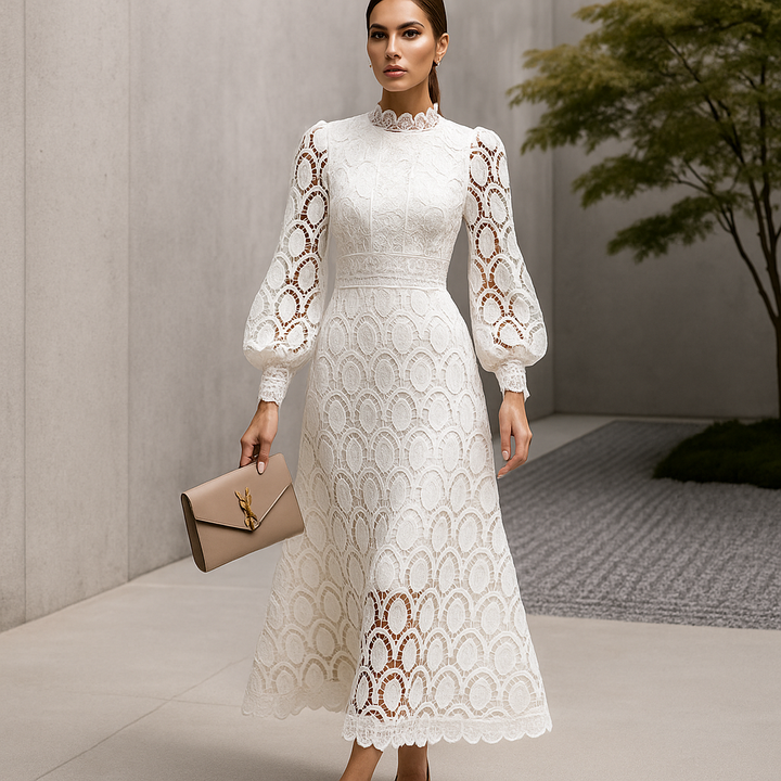 Alisha - Damen Spitzenabendkleid mit elegantem Design