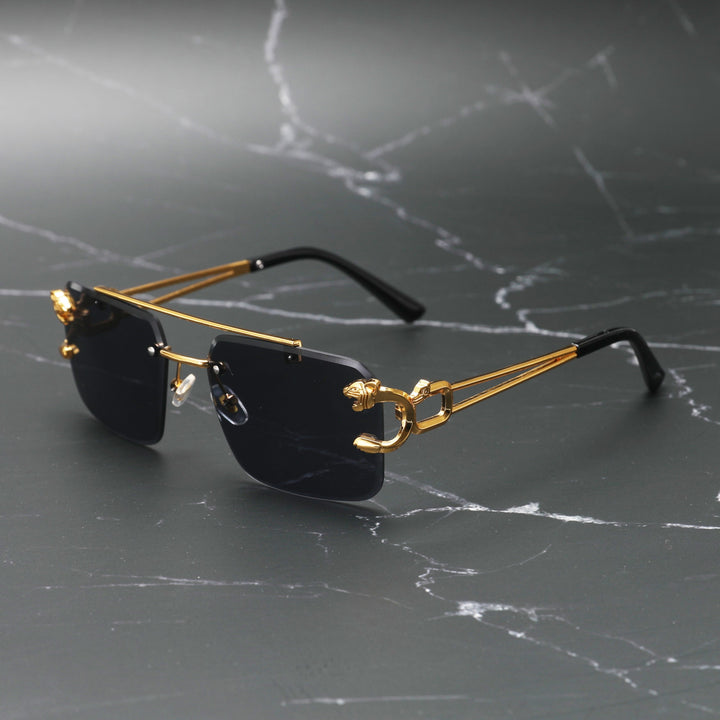 Retro-Stil Rahmenlose Sonnenbrille für Herren | Ideal für den täglichen Gebrauch im Freien