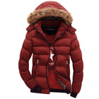 Winterjacke für Herren mit Kapuze, Taschen und langen Ärmeln