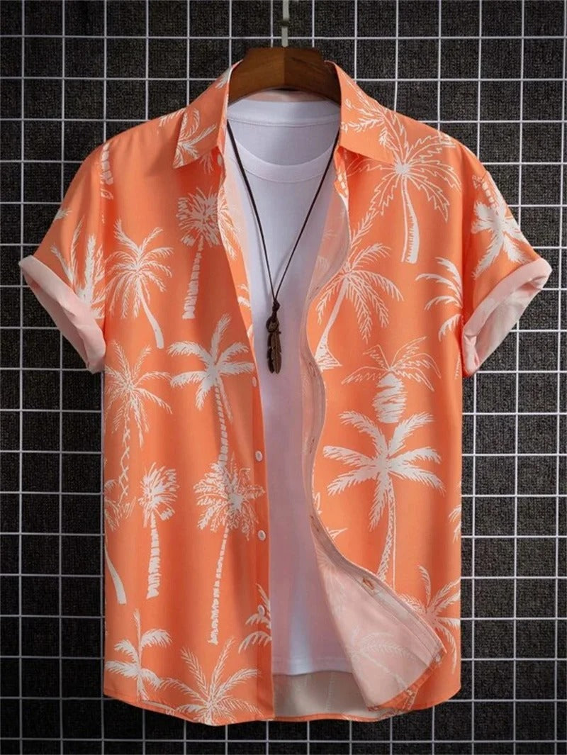 Tropisches 3D-Blumen-Hawaii-Hemd – Stil und Komfort in einem
